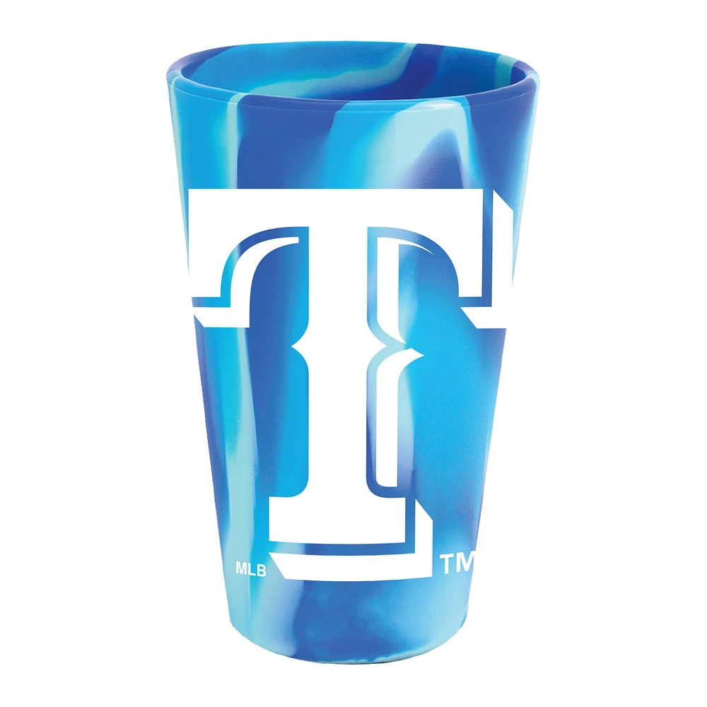 WinCraft Texas Rangers 16oz. Verre à pinte en silicone à la mode