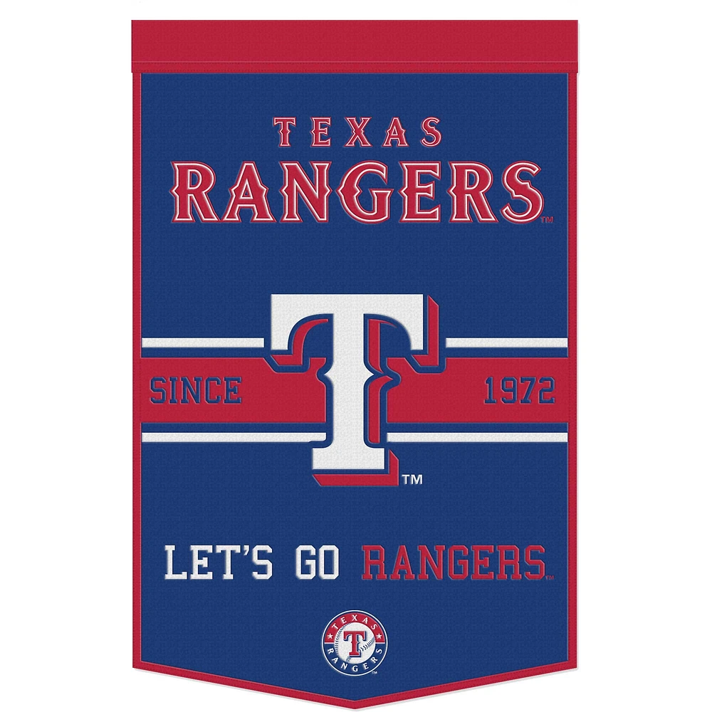 WinCraft Texas Rangers 24" x 38" Slogan Banner