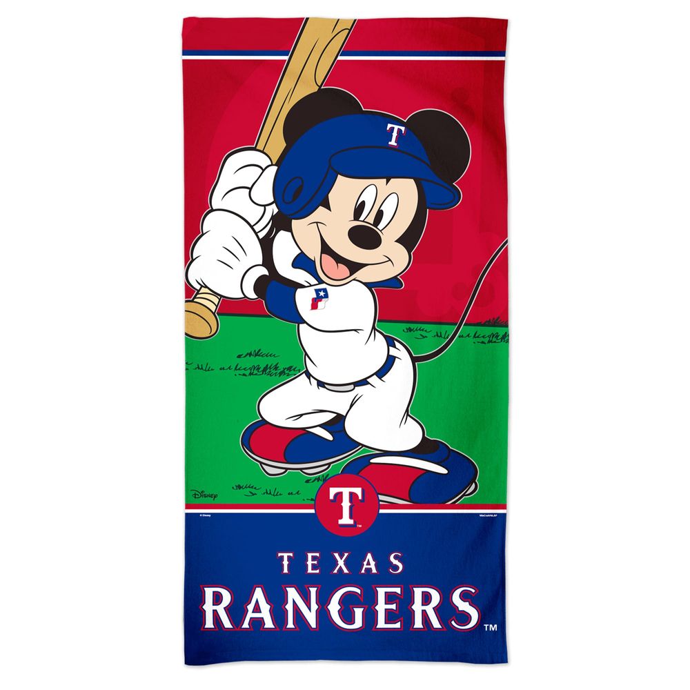 WinCraft Texas Rangers 30'' x 60'' Disney Spectra Beach Towel