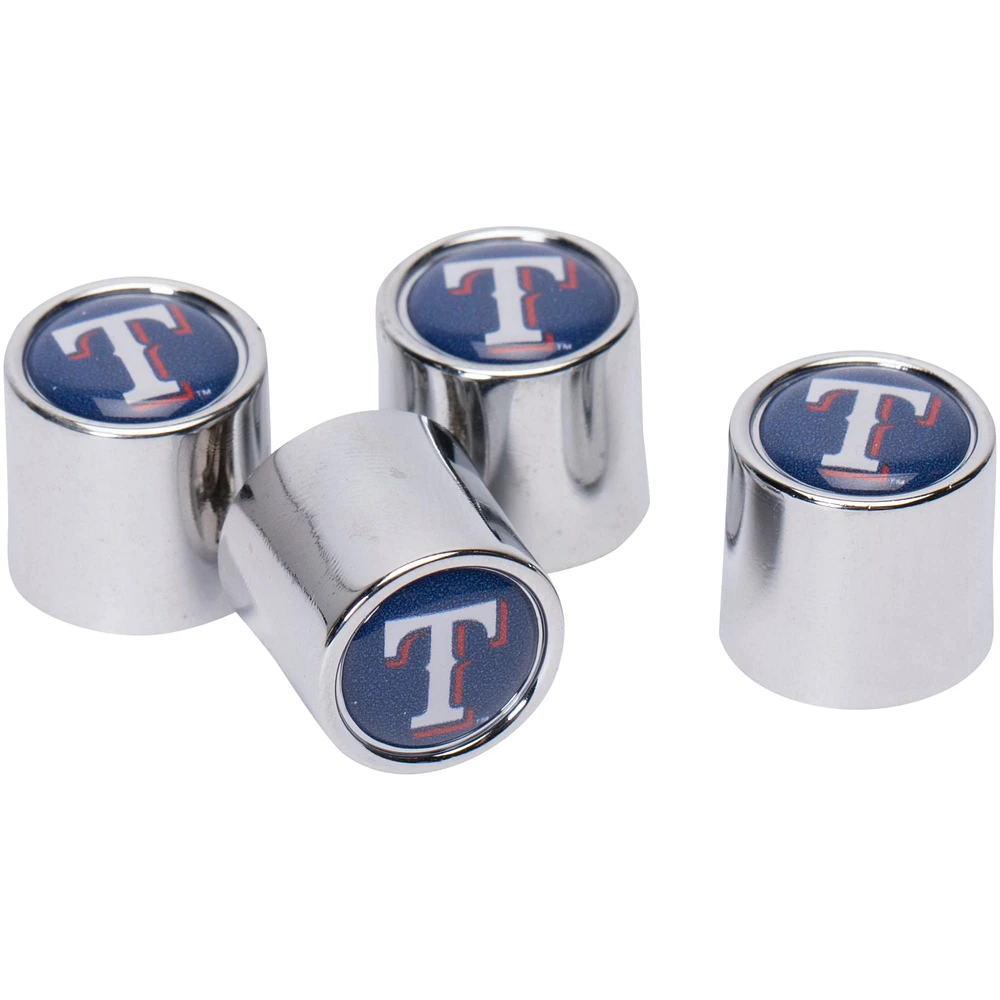 WinCraft Texas Rangers Lot de 4 couvercles de tige de valve