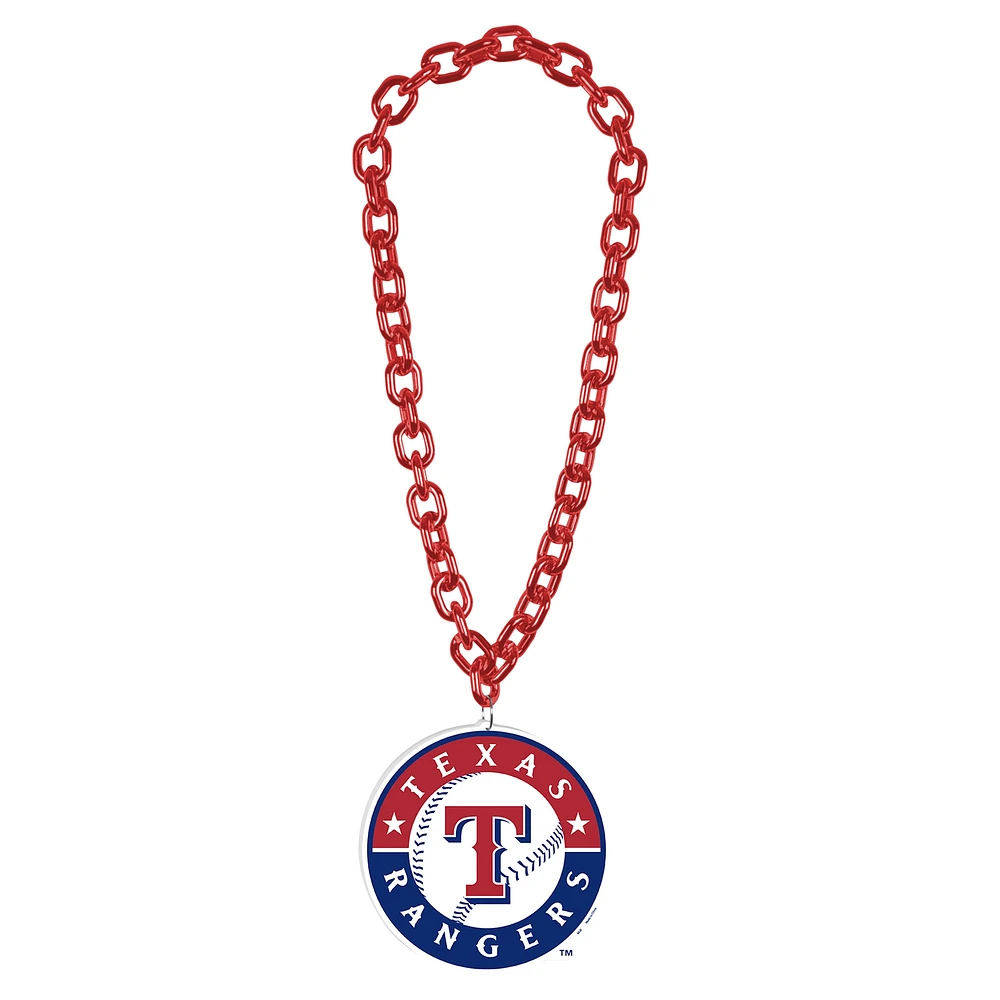 WinCraft Texas Rangers Big Chain Logo Necklace