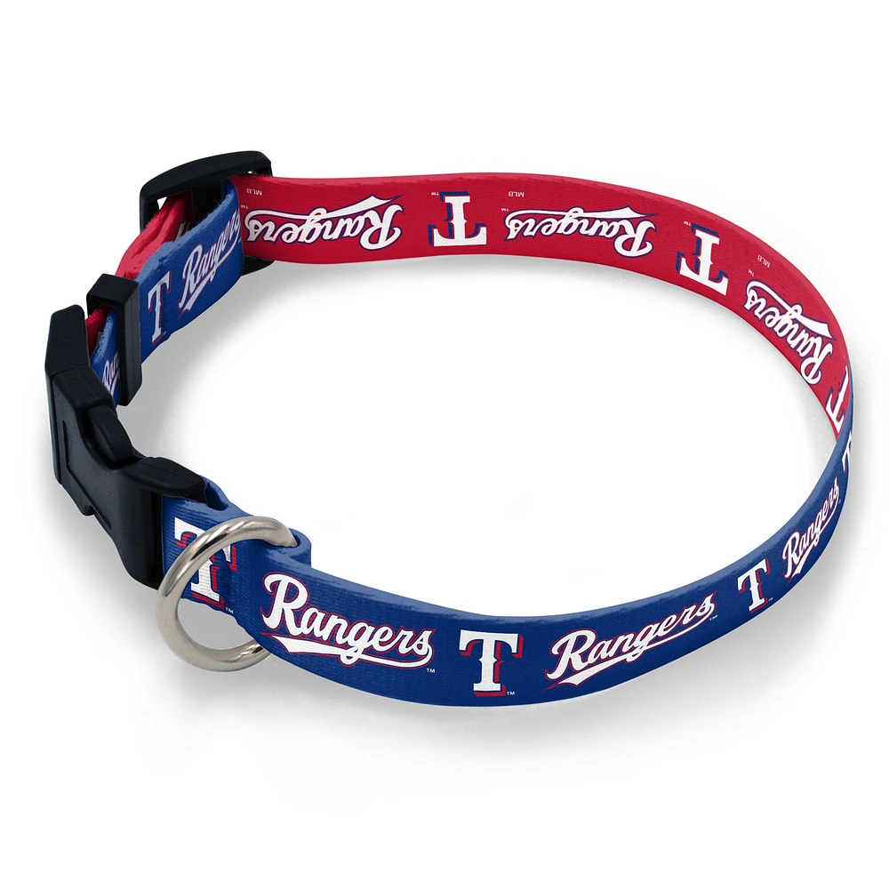 WinCraft Texas Rangers Medium Adjustable Pet Collar