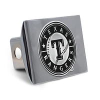 WinCraft Texas Rangers Premium Metal Chrome Hitch Cover