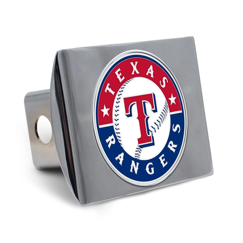 WinCraft Texas Rangers Premium Metal Hitch Cover