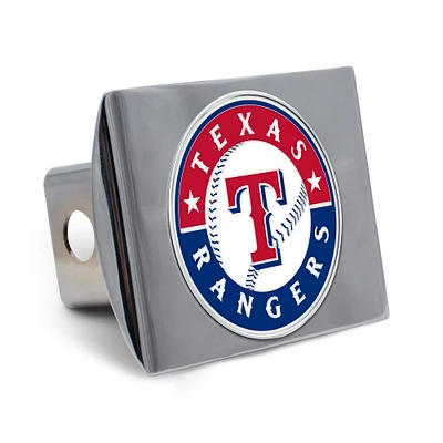 WinCraft Texas Rangers Premium Metal Hitch Cover