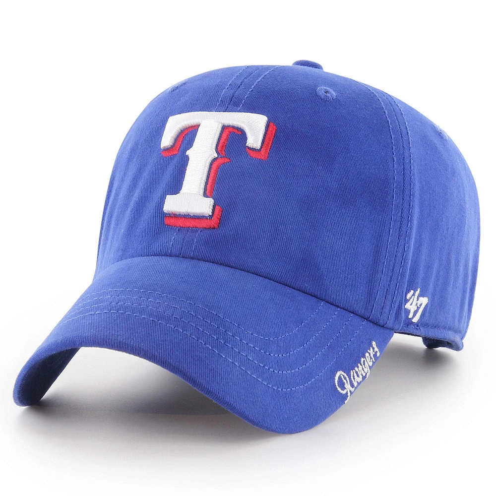 Casquette réglable Clean Up '47 Royal Texas Rangers Team Miata pour femme