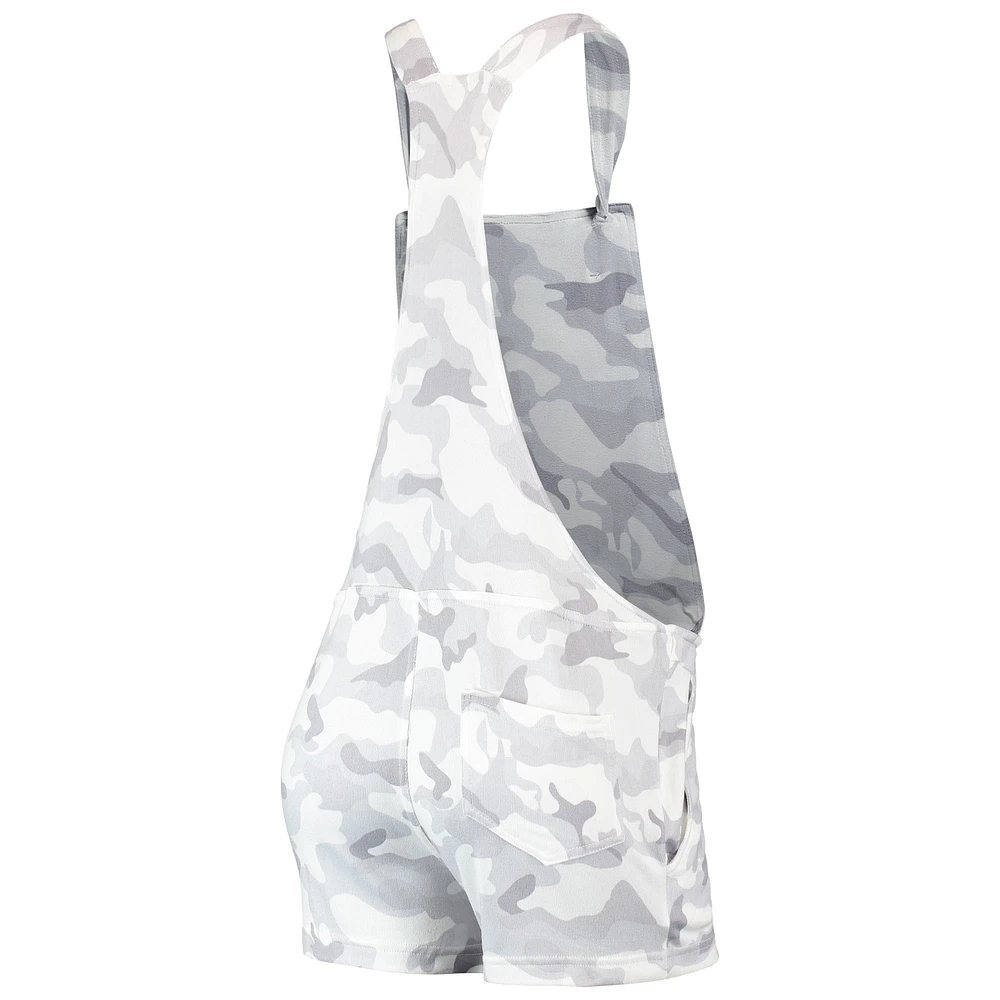 Women's Concepts Sport Gray Texas Rangers Camo Romper Overalls