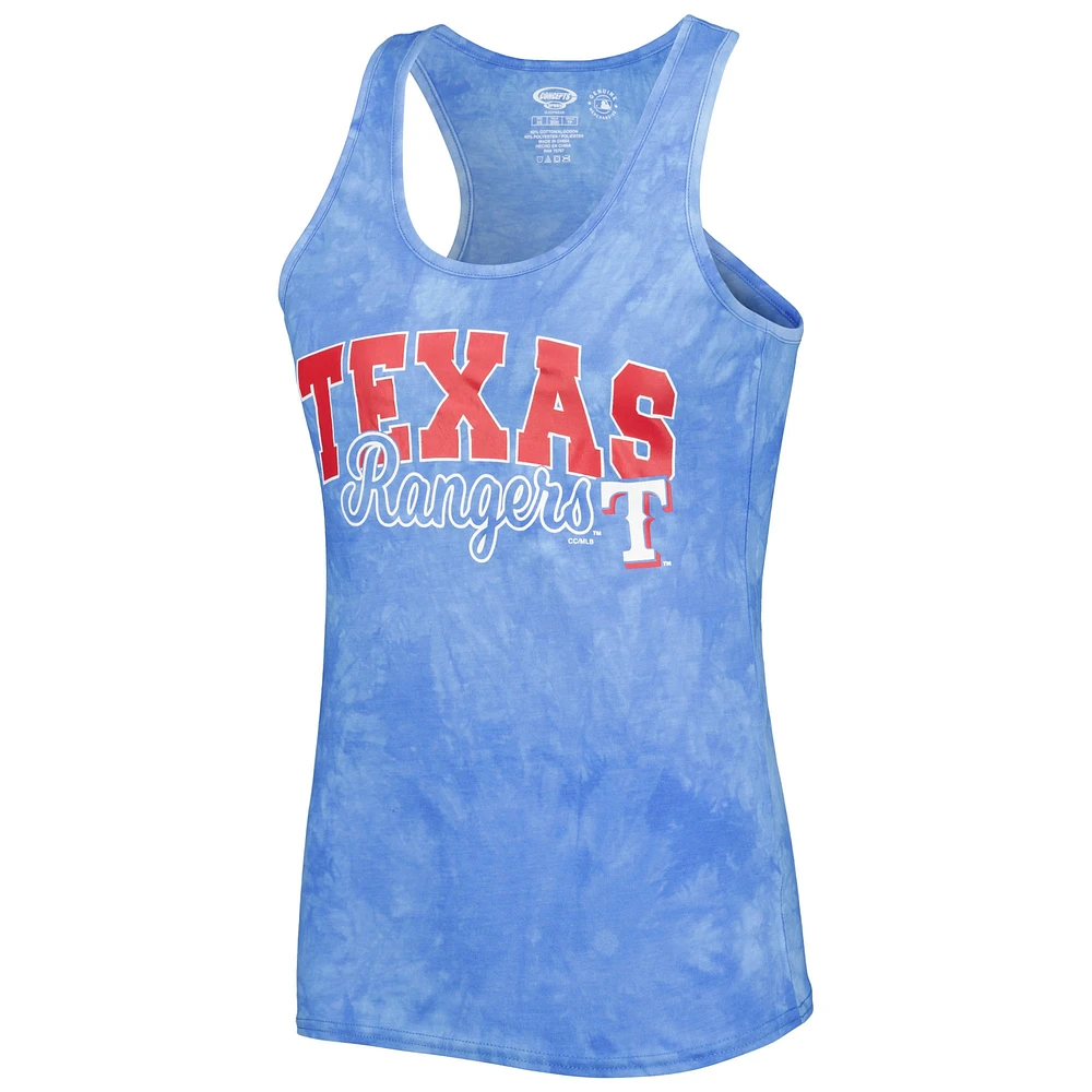 Women's Concepts Sport Royal Texas Rangers Billboard Racerback Tank & Shorts Sleep Set