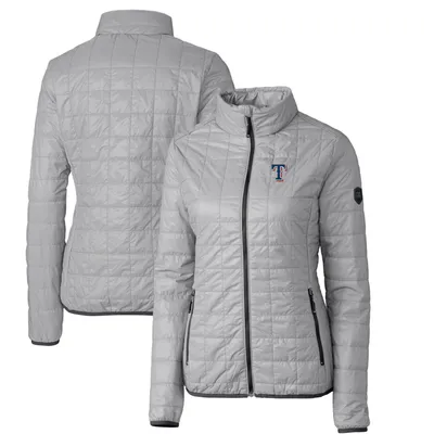 Texas Rangers Cutter & Buck Women's Rainier PrimaLoft Eco Full-Zip Puffer Jacket