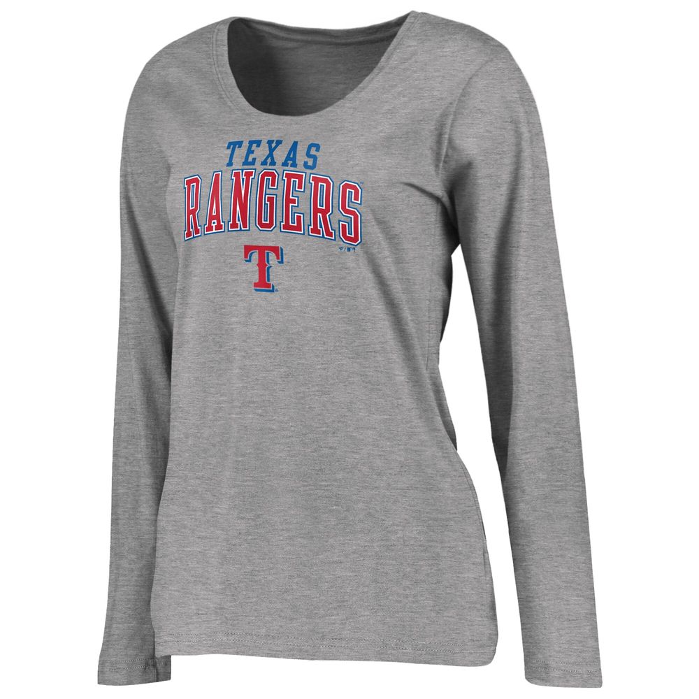 Women's Fanatics Branded Royal Texas Rangers Plus Size Scoop Neck