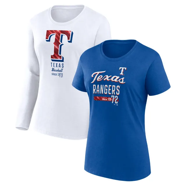 Lids New York Mets Women's Plus Colorblock T-Shirt - White/Royal