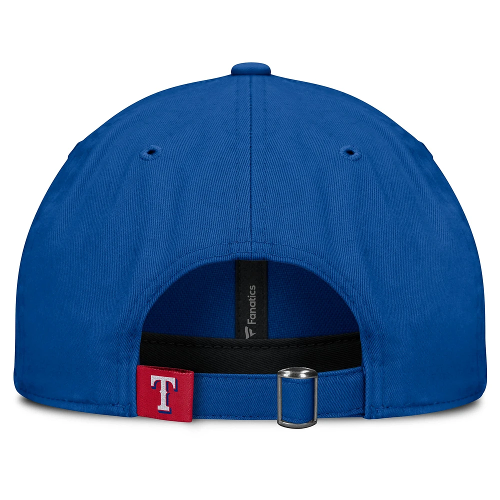 Women's Fanatics Royal Texas Rangers Fly Out Adjustable Hat