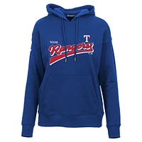 Sweat à capuche pour femme Levelwear Royal Texas Rangers Adorn Retro Team 2.0