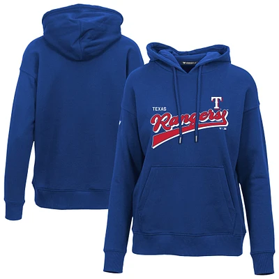 Sweat à capuche pour femme Levelwear Royal Texas Rangers Adorn Retro Team 2.0