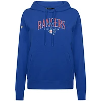 Sweat à capuche enfiler Spellout pour femme Levelwear Royal Texas Rangers Adorn Throwback