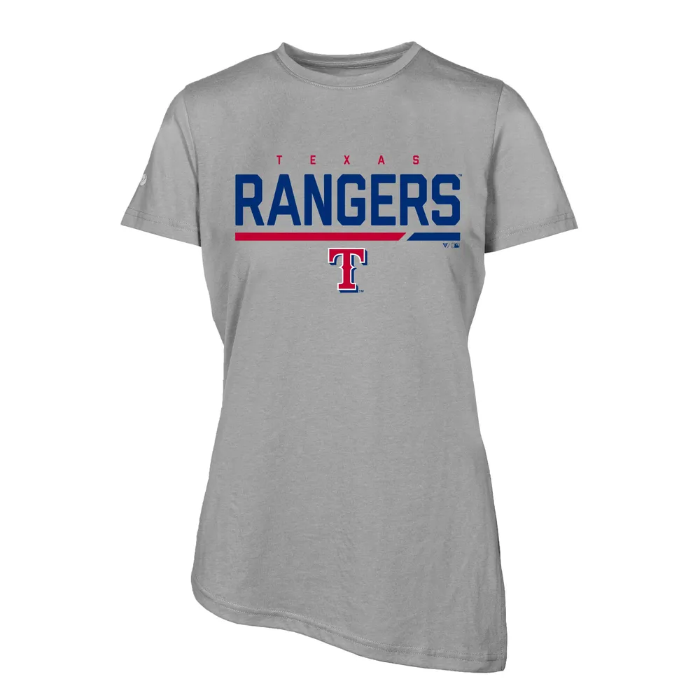 Lids Texas Rangers Levelwear Women's Birch T-Shirt - Steel