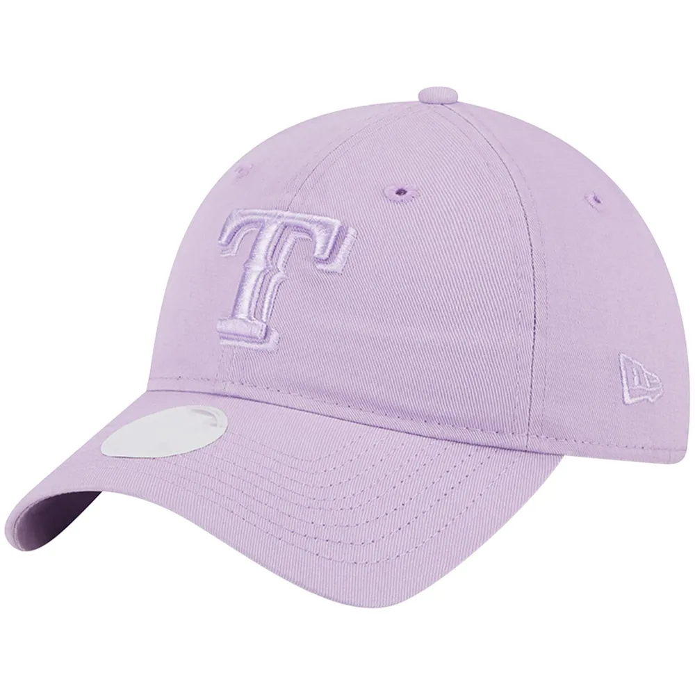 Texas Rangers New Era Women's Tropic Core Classic 9TWENTY Adjustable Hat -  Lavender