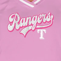 Women's New Era Light Pink Texas Rangers Gameday V-Neck T-Shirt