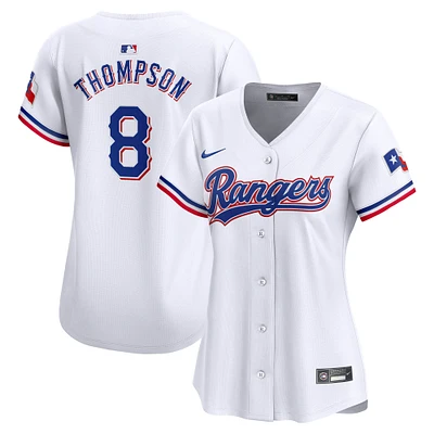 Maillot de joueur Nike Bubba Thompson pour femme, Texas Rangers Home Limited, blanc