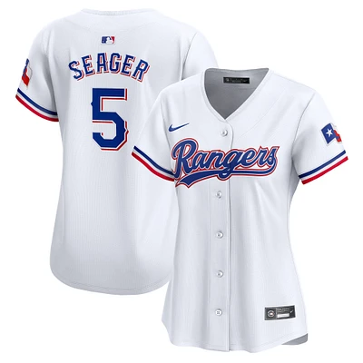 Maillot de joueur Nike Corey Seager blanc Texas Rangers Home Limited pour femme