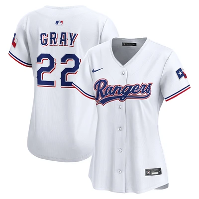 Women's Nike Jon Gray White Texas Rangers Home Limited Jersey