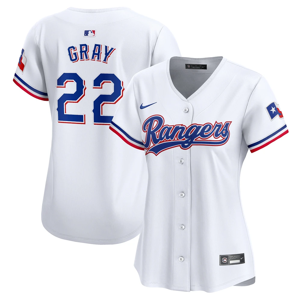 Women's Nike Jon Gray White Texas Rangers Home Limited Player Jersey