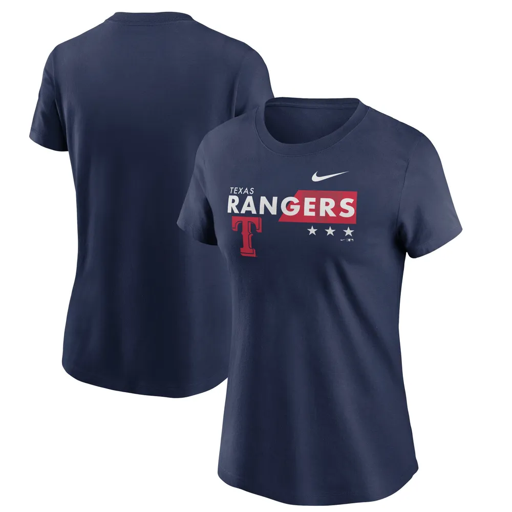 Lids Texas Rangers Nike Women's Americana T-Shirt - Navy