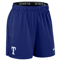 Short en tricot Nike Royal Texas Rangers Authentic Collection pour femme