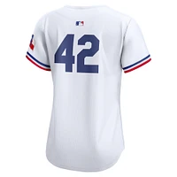 Women's Nike  White Texas Rangers 2024 Jackie Robinson Day Home Limited Jersey