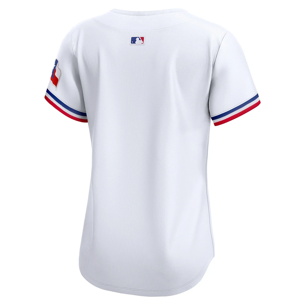 Maillot Nike Texas Rangers Home Limited pour femme, blanc