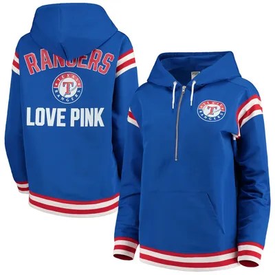 Lids Cleveland Indians PINK by Victoria's Secret Women's Anorak Half-Zip  Pullover Jacket - Navy