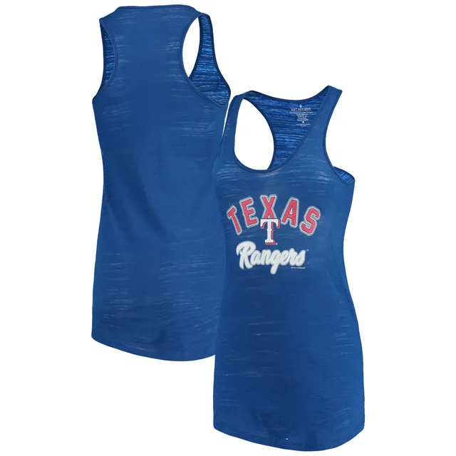 Touch Women's Royal Chicago Cubs Americana Tri-Blend Racerback Tank Top