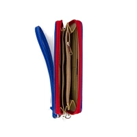 Women's Texas Rangers Zip-Around Wristlet Wallet