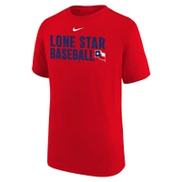 Youth Nike  Red Texas Rangers Local Legend T-Shirt