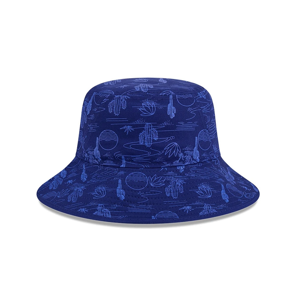 Youth New Era  Royal Texas Rangers 2025 Spring Training All Over Print Bucket Hat