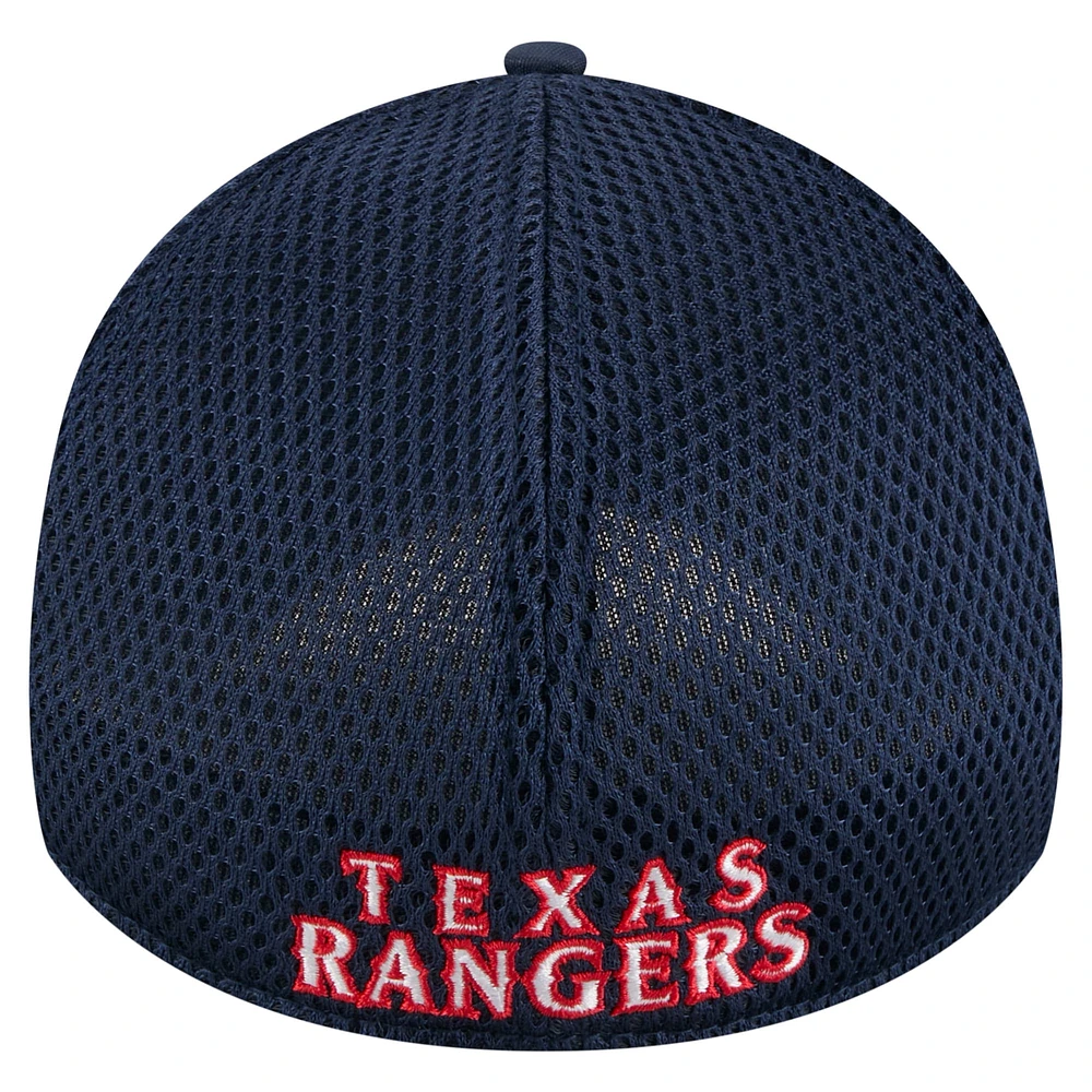 Youth New Era Royal Texas Rangers Camo 39THIRTY Flex Hat