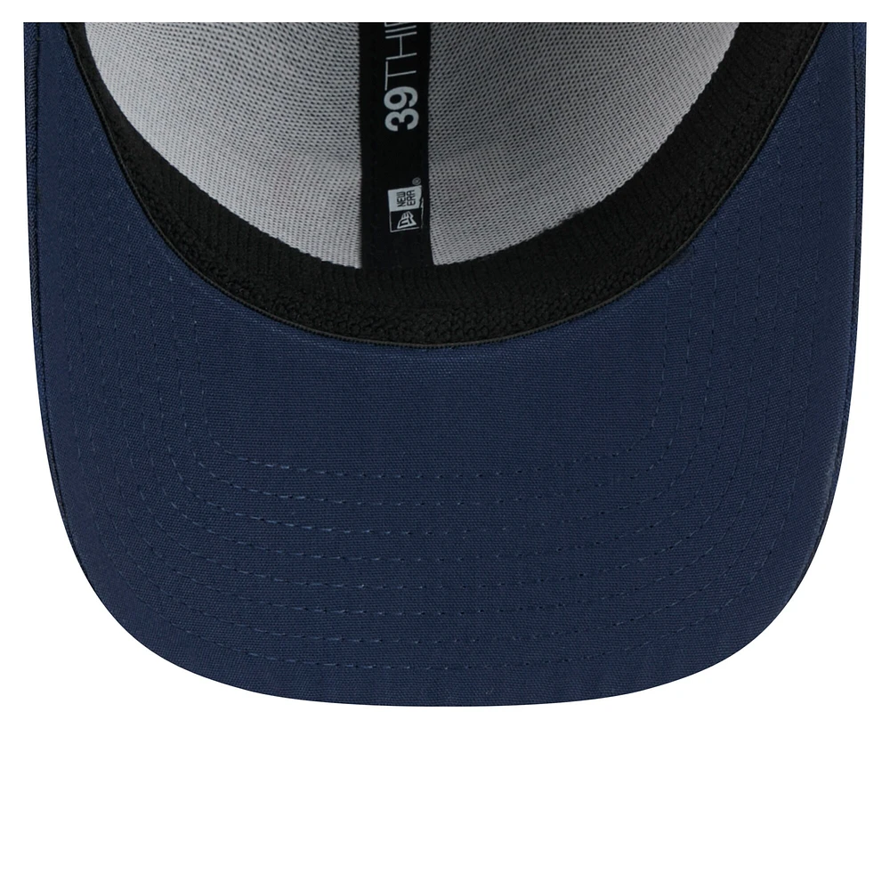 Youth New Era Royal Texas Rangers Camo 39THIRTY Flex Hat