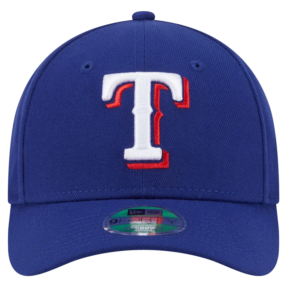 Casquette ajustable 9FORTY pour jeune joueur des Royal Texas Rangers de New Era