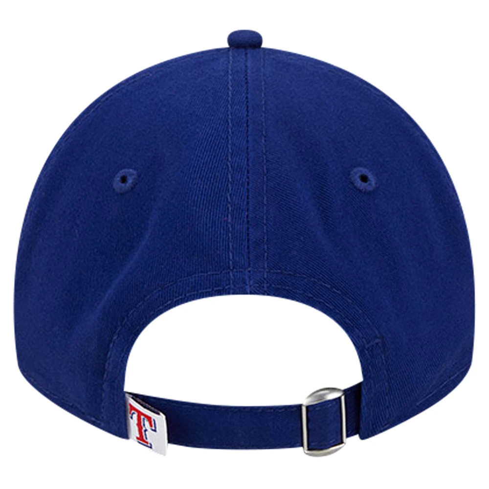 Youth New Era Royal Texas Rangers Team Color 9TWENTY Adjustable Hat