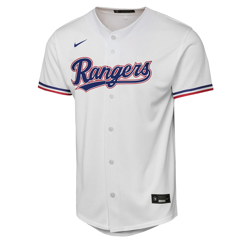 Youth Nike Adolis Garcia White Texas Rangers Home Replica Player Jersey