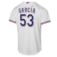 Youth Nike Adolis Garcia White Texas Rangers Home Replica Player Jersey