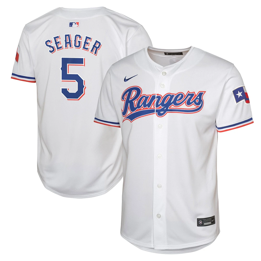 Youth Nike Corey Seager White Texas Rangers Home Limited Player Jersey