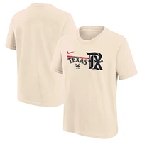 Youth Nike  Cream Texas Rangers 2023 City Connect Team T-Shirt