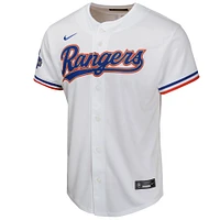 Maillot de joueur Nike Josh Jung blanc Texas Rangers 2024 Gold Collection Limited pour jeune