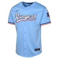 Youth Nike Light Blue Texas Rangers Alternate Limited Jersey