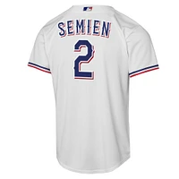 Youth Nike Marcus Semien White Texas Rangers Home Replica Player Jersey