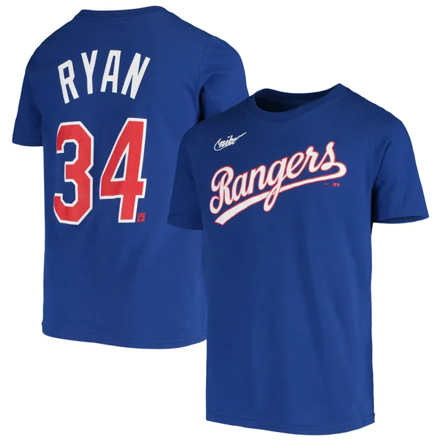 Youth Nike Nolan Ryan Orange Houston Astros Cooperstown Collection Player  Name & Number T-Shirt