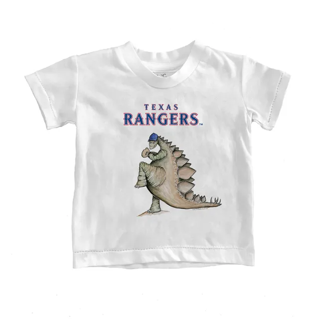 Texas Rangers Tiny Turnip Youth Stacked T-Shirt - White