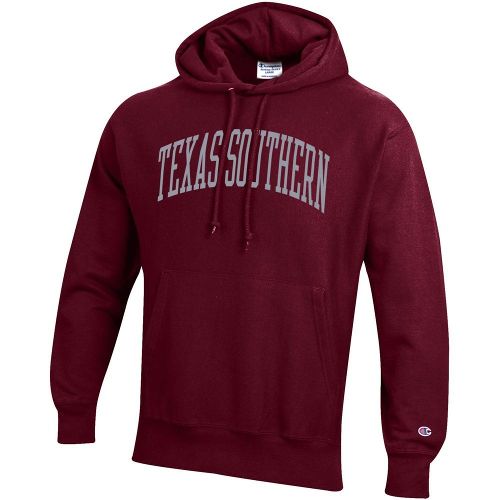 Men's Champion Maroon Texas Southern Tigers Tall Arch Pullover Hoodie