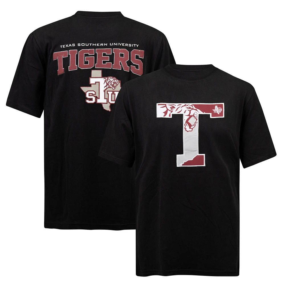 T-shirt FISLL noir Texas Southern Tigers pour hommes